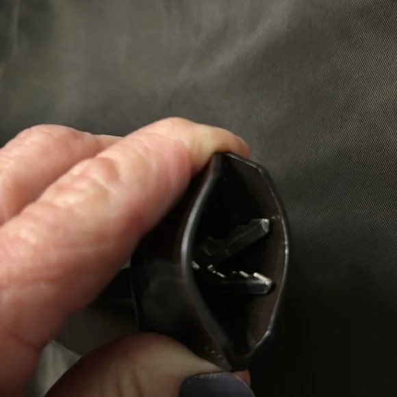 Prada Large green nylon and brown leather commuter bowling bag & lock & keys - Picture 5 of 17